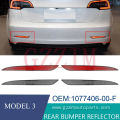 Model3 2017-2019 1077406-00-F Rear Bumper Reflector